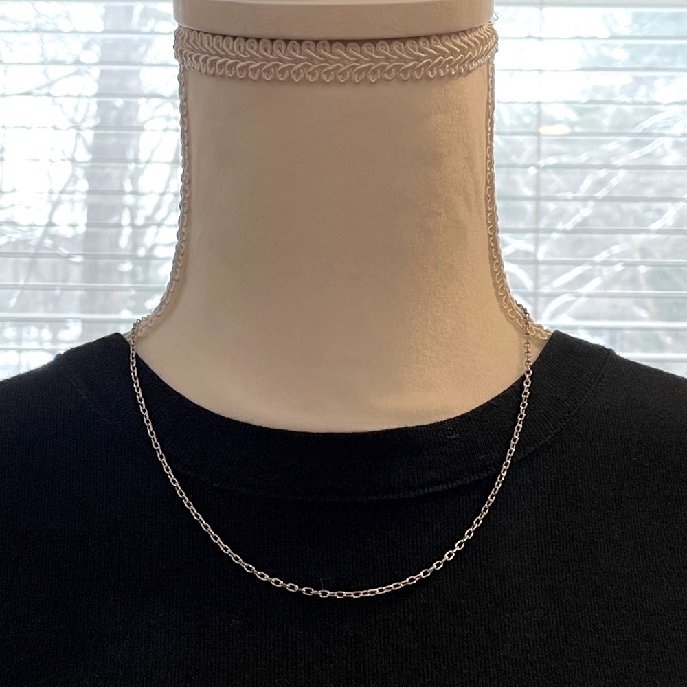 Me & Ro 16” Sterling Chain